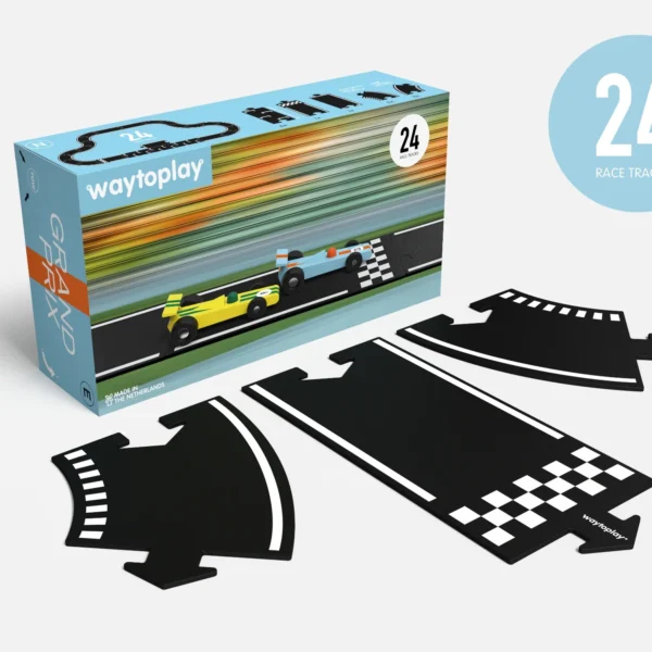 Grand Prix - A Pista de Corridas Modular - 24Peças - Waytoplay