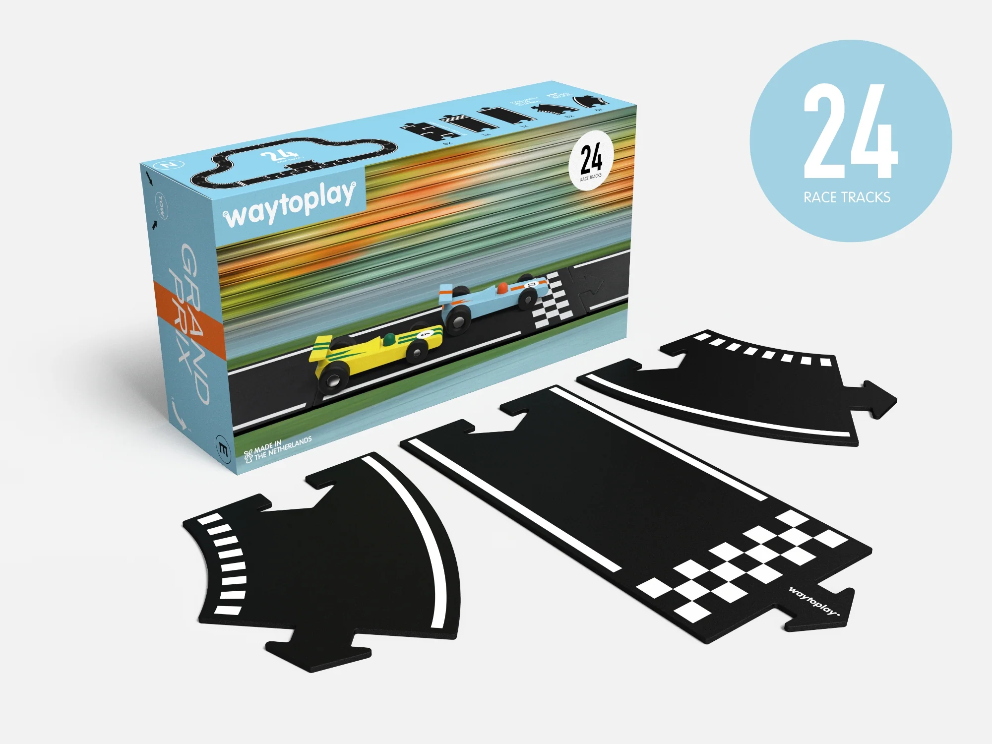 WaytoplayListing_RACE_GrandPrix_01_2 Grand Prix - A Pista de Corridas Modular - 24Peças - Waytoplay - Image 1