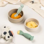 Conjunto de colheres de aprendizagem Green | Tiny Farm - Image 2