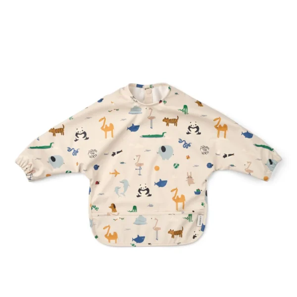 Babete com Manga Merle Cape - Around the world / Sandy