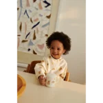 Babete com Manga Merle Cape - Elephant / Creme de la creme - Image 2