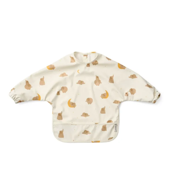Babete com Manga Merle Cape - Elephant / Creme de la creme