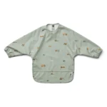 Babete com Manga Merle Cape - Vehicles/dove blue mix