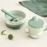 Conjunto primeira refeição Foodie com sucção | Happy Clouds - Image 2