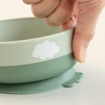 Conjunto primeira refeição Foodie com sucção | Happy Clouds - Image 3