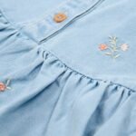 Vestido de Manga Curta | Denim - Image 6