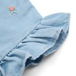 Vestido de Manga Curta | Denim - Image 5