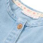 Vestido de Manga Curta | Denim - Image 4