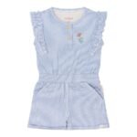 Macacão de Calção | Denim Blue Stripe