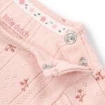 T-Shirt de Manga Curta | Pink Fairy Flowers - Image 4