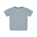 T-Shirt de Manga Curta |Indigo Sand stripe - Image 3