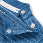 T-Shirt de Manga Curta |Indigo stripe - Image 4