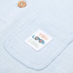 T-Shirt de Manga Curta |Light Blue - Image 4