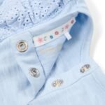 T-Shirt de Manga Curta |Sky Blue - Image 6