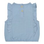 T-Shirt sem Mangas | Denim Blue - Image 3