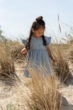 Vestido de Manga Curta | Denim - Image 9