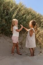 T-Shirt de Manga Curta |Creme - Image 7