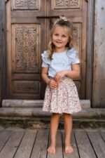 T-Shirt de Manga Curta |Sky Blue - Image 2