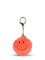 Smiley Pingente de bolsa ECO Fuzzy Coral - Image 2