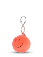 Smiley Pingente de bolsa ECO Fuzzy Coral - Image 4