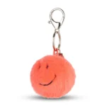 Smiley Pingente de bolsa ECO Fuzzy Coral