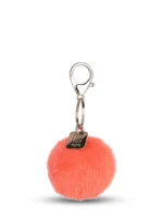 Smiley Pingente de bolsa ECO Fuzzy Coral - Image 3