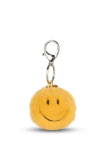 Smiley Pingente de bolsa ECO Fuzzy Yellow - Image 2