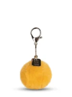 Smiley Pingente de bolsa ECO Fuzzy Yellow - Image 4