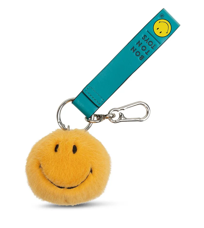 35307200_-_Smiley_ECO_Fuzzy_Yellow_Bag_Charm_-_7_cm_-_3__1 Smiley ECO Fuzzy Pingente de bolsa ou telemóvel Yellow - Image 1