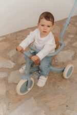 Triciclo Green – Little Dutch – Azul ( 4-em-1) - Image 2