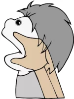 Elmo - Fantoche Sesame Street® - 45 cm - Image 5