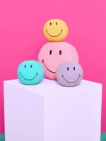 Smiley ECO Corduroy Purple - 13 cm - Image 2