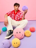 Smiley ECO Fuzzy Bright Purple - Image 2