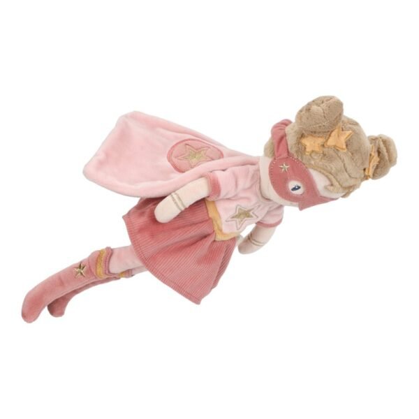 Boneca de pano Super-Herói Rosa - 35cm