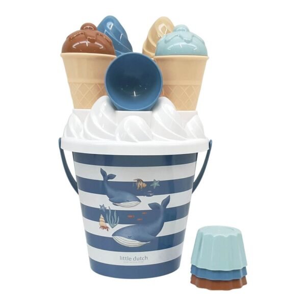 Conjunto Balde de Gelados 14 peças | Ocean World | Little Dutch