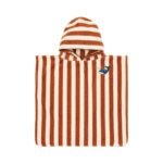 Poncho de praia Ocean World Brown Stripe | One size