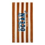 Toalha de praia Ocean World Brown Stripe | 60cm X 120cm