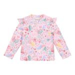 Long-Sleeve Swim Shirt and Bottoms Dreamy Mermaid