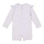 Fato de banho de manga comprida Dreamy Stripes