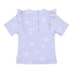 Camisola de banho de manga curta com parte de baixo Dreamy Lavender - Image 3