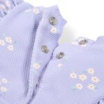 Camisola de banho de manga curta com parte de baixo Dreamy Lavender - Image 5