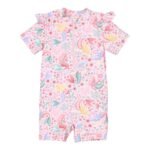 Fato de banho de manga curta Dreamy Mermaid