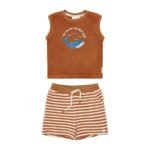 T-Shirt/Blusa e Calções -  Ocean World Brown