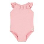 Fato de Banho com Folhos |Dreamy Pink Rose