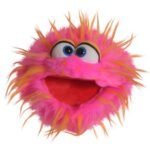 Fantoche Rosa e Laranja - Sesame Street® - 23 cm