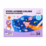 Marcadores Vivid Layered | 24 Cores