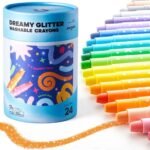 Lápis de Cera Laváveis Glitter Dreamy | 24 Cores - Image 2