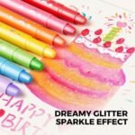 Lápis de Cera Laváveis Glitter Dreamy | 24 Cores - Image 4