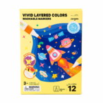 Marcadores Vivid Layered | 12 Cores