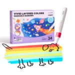 Marcadores Vivid Layered | 24 Cores - Image 3